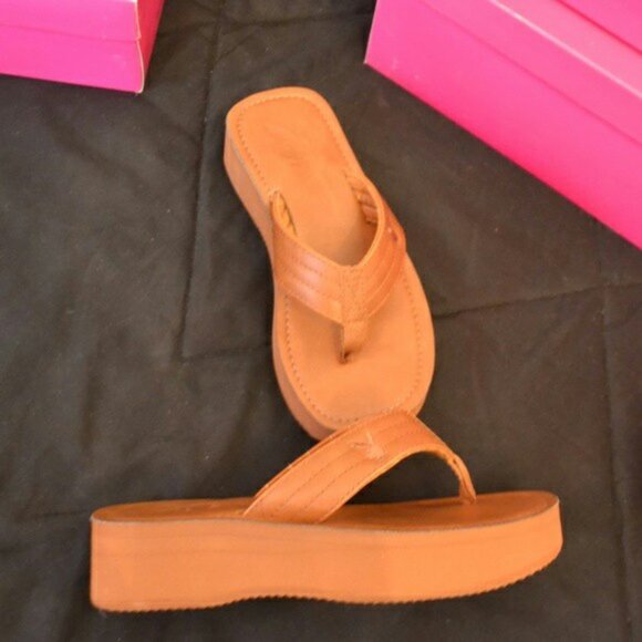 playboy platform sandals